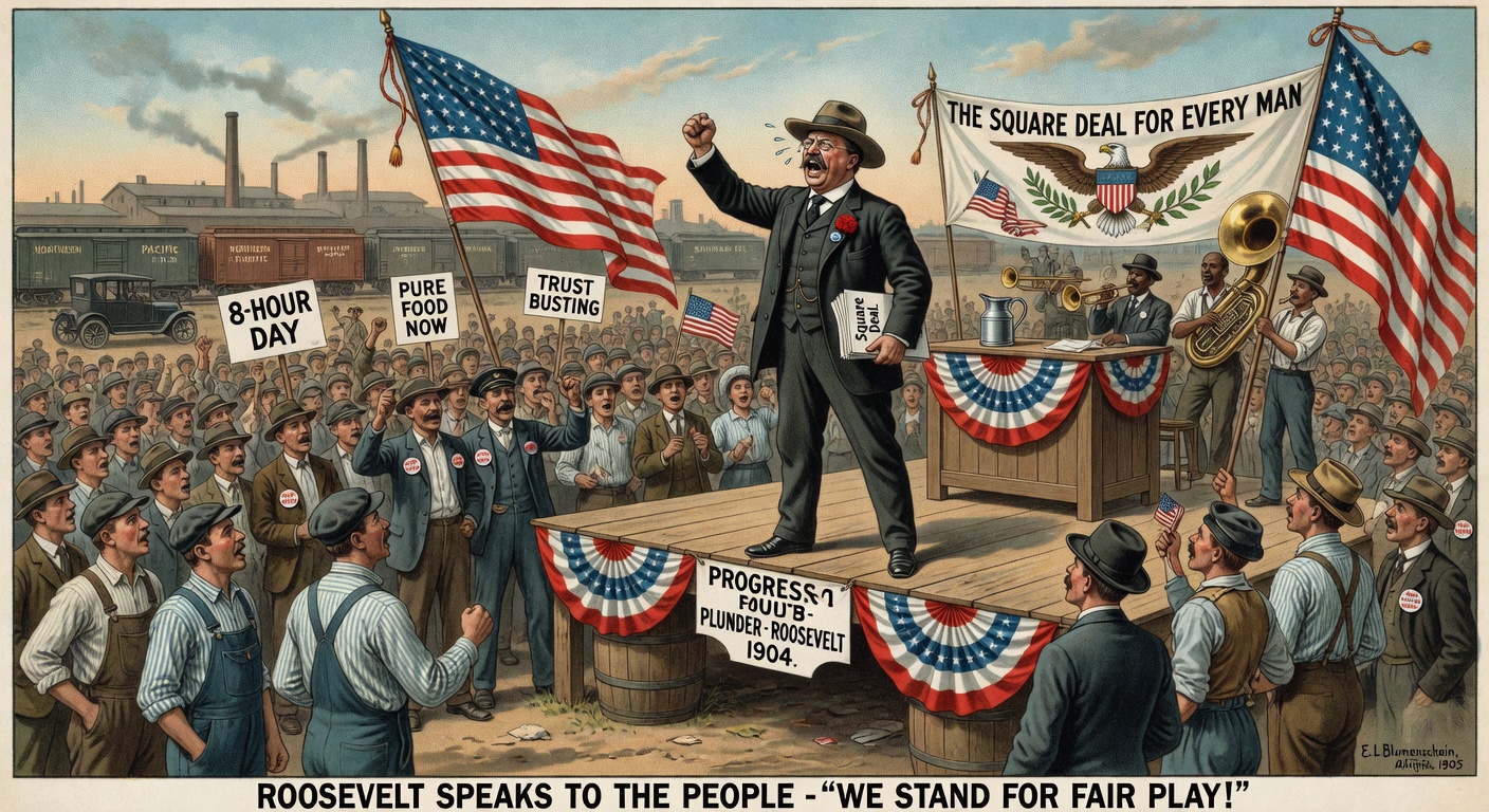 Theodore Roosevelt en train de parler