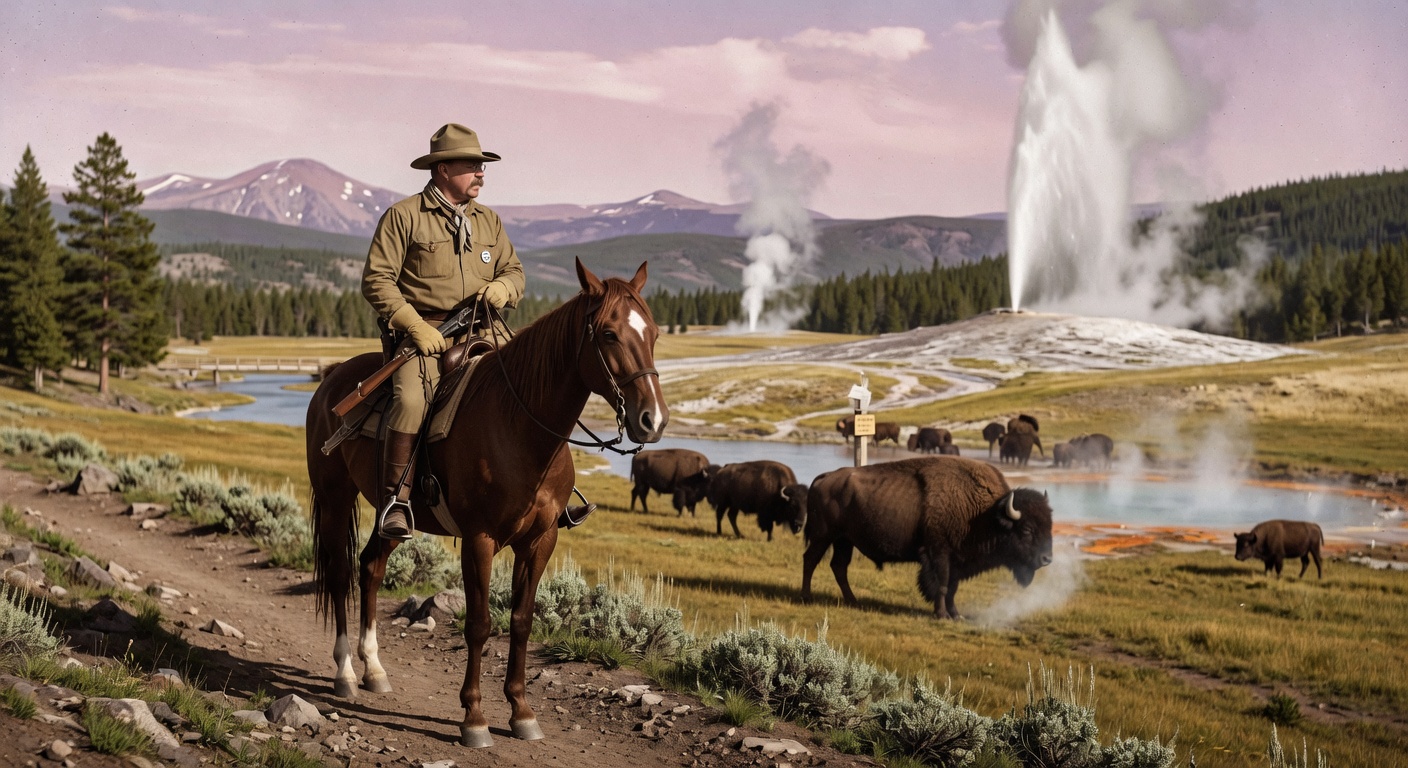 Roosevelt dans un parc national